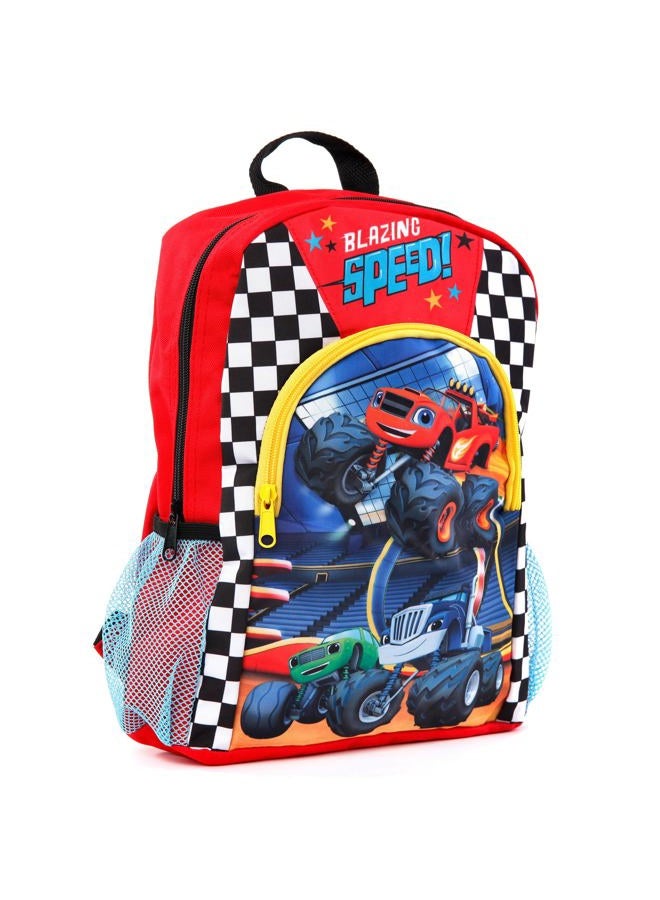BLAZE and The Monster Machines Kids Backpack | Boys School Bag | Monster Truck Children's Backpacks for Nursery and School - Image 3