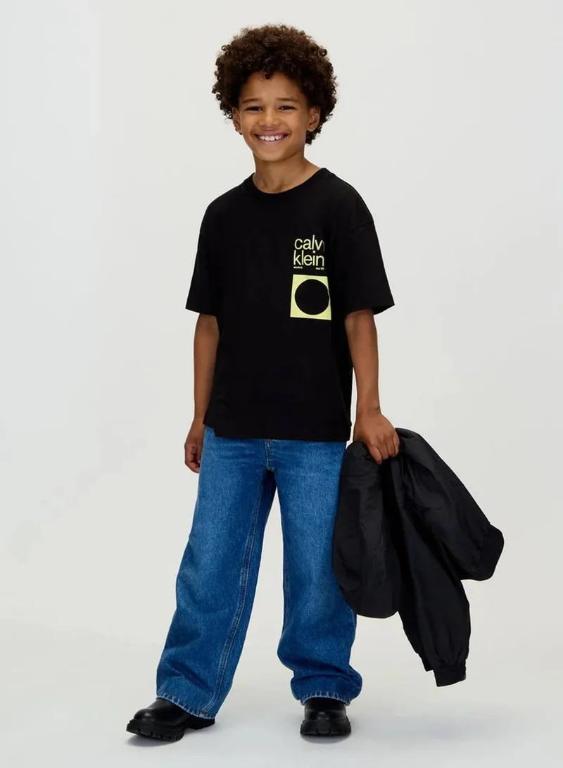 Calvin Klein Jeans Ck Black Relaxed Backprint T-Shirt for Men | Best Price UAE