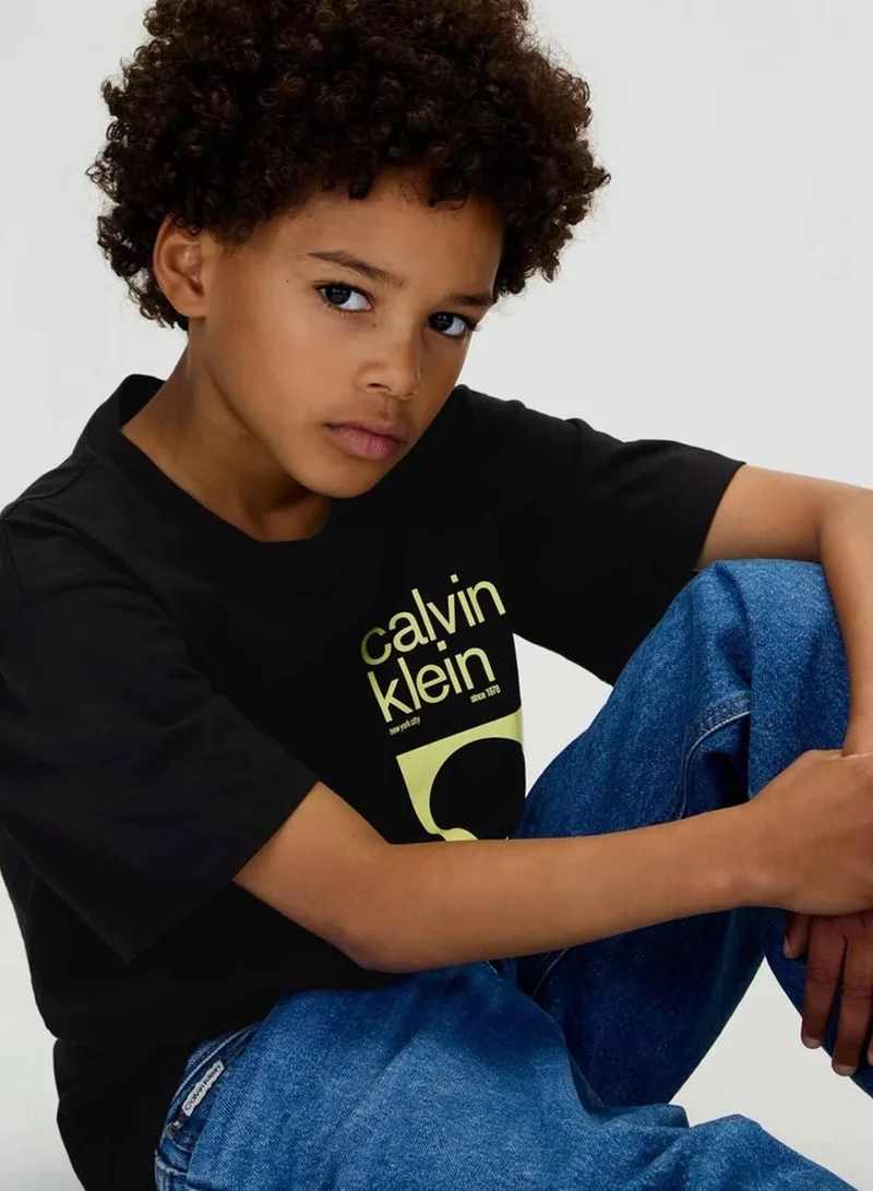 Calvin Klein Jeans Ck Black Relaxed Backprint T-Shirt for Men | Best Price UAE