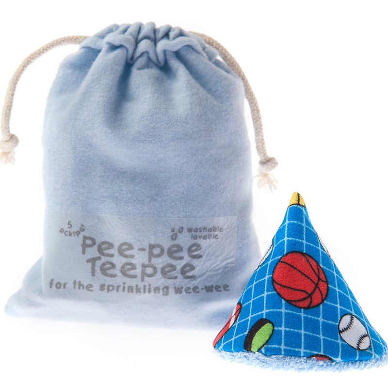 Beba Bean Pee Pee Teepee Sports Ball with LAUNDRY bag 5 pieces baby boy pee shield babyboy essentials peepeeeteepee baby boy teepee pee shield pee covers - Image 2