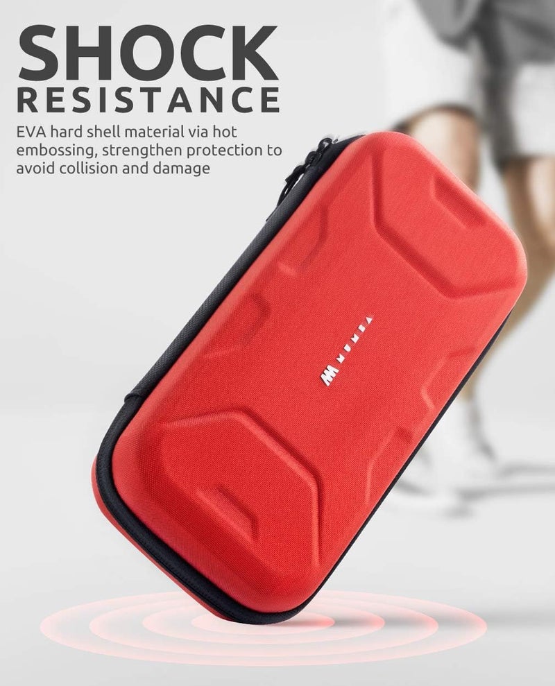 Mumba Carrying Case for Nintendo Switch OLED & Nintendo Switch 2017, [Plus Version] Portable Protective Travel Carry handbag Pouch for Blade/Battle Case [Large Capacity] (Red) - Image 4