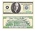 American Art Classics Pack of 5 Bills 10000000 One Hundred Thousand Dollar Casino Party Money - Image 2