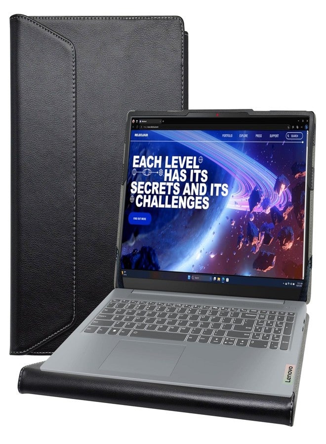 Alapmk Protective Case for Lenovo Yoga Slim 7i Aura Edition Intel 15/Ideapad Slim 5i 15 Gen 10/Ideapad Slim 5i 15 Gen 9/IdeaPad Slim 3i 15 Gen 10/IdeaPad Slim 3X Gen 10 15,Black - Image 1