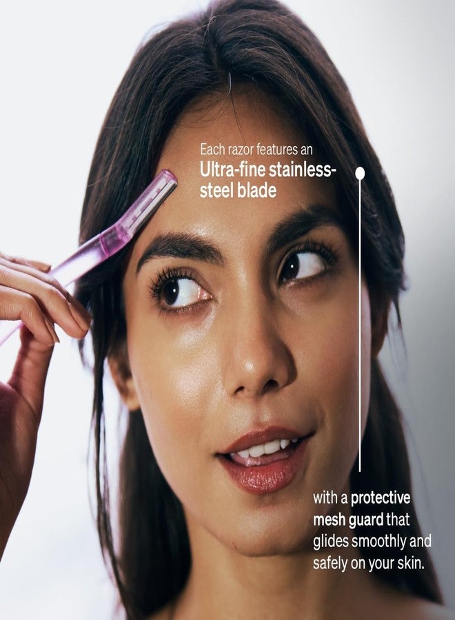 Namyaa Women's Reusable Facial Razors – Pack of 3 | Quick & Pain-Free Hair Removal Tool | Ideal for Eyebrows, Upper Lip & Chin | Works on All Skin Types - Image 2