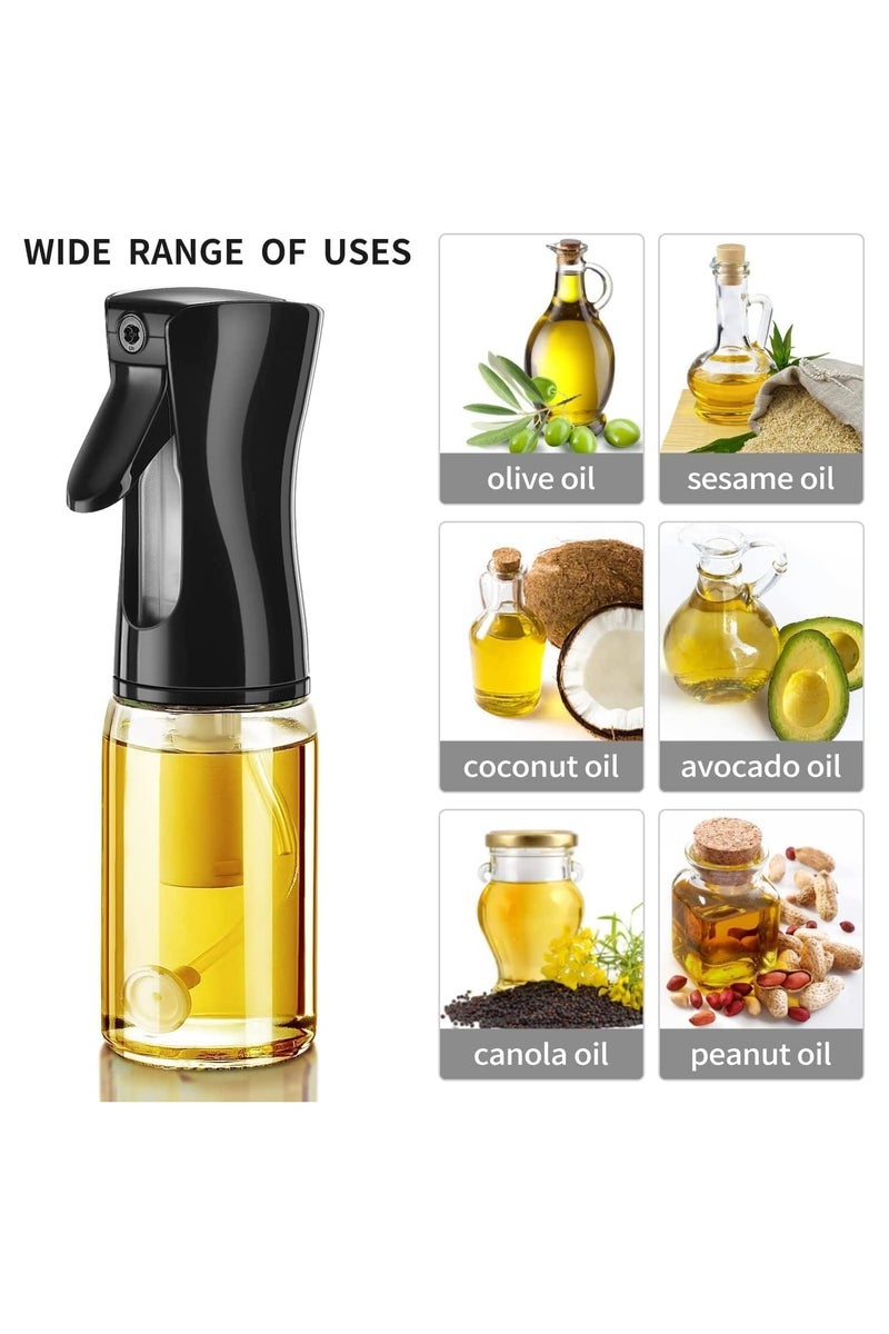 Oil Spray, Glass Oil Sprayer Bottle, Refillable Kitchen Dispenser with Brush and Sticker, Multi-Purpose for Cooking, Grilling, Baking, Salads, Air Fryer, Multiuse - Image 2