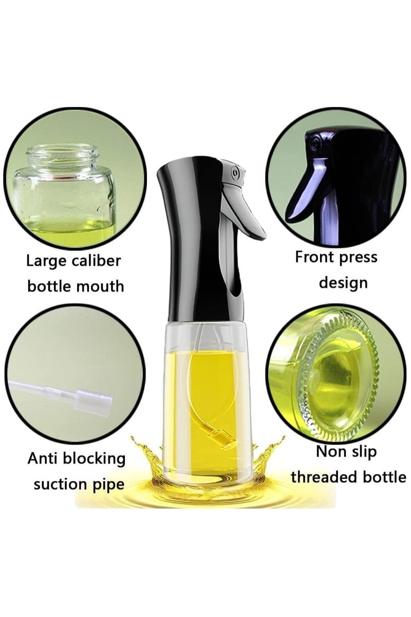 Oil Spray, Glass Oil Sprayer Bottle, Refillable Kitchen Dispenser with Brush and Sticker, Multi-Purpose for Cooking, Grilling, Baking, Salads, Air Fryer, Multiuse - Image 3