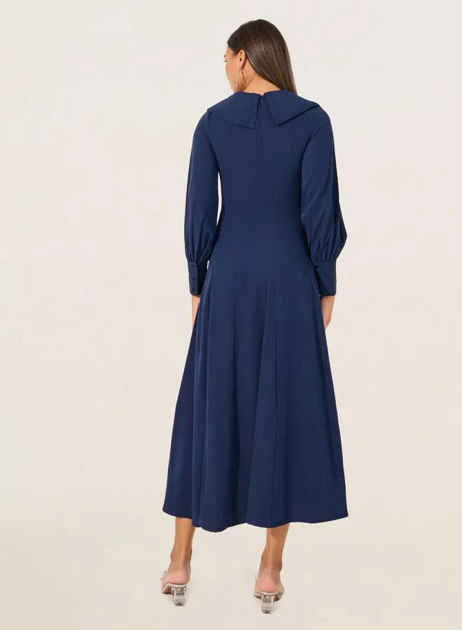 Styli Balloon Sleeve Dress