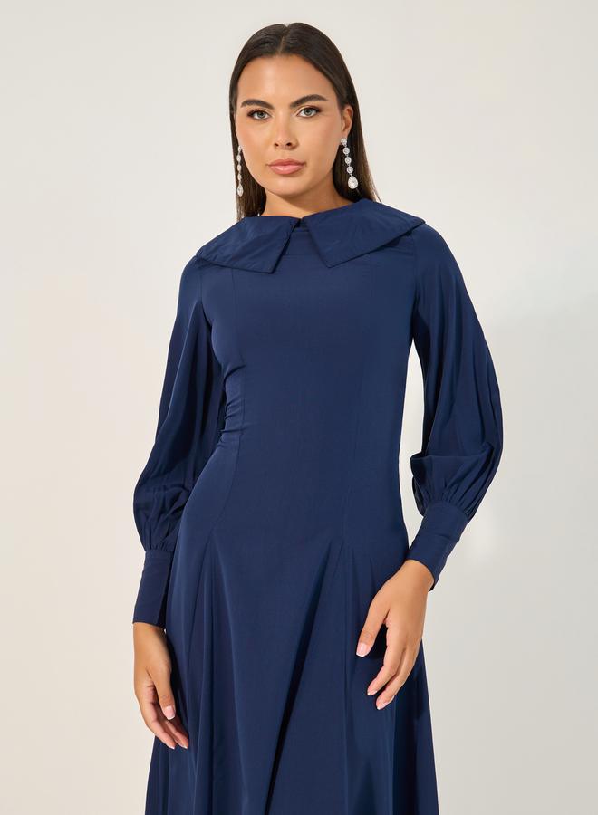 Styli Balloon Sleeve Dress - Image 3