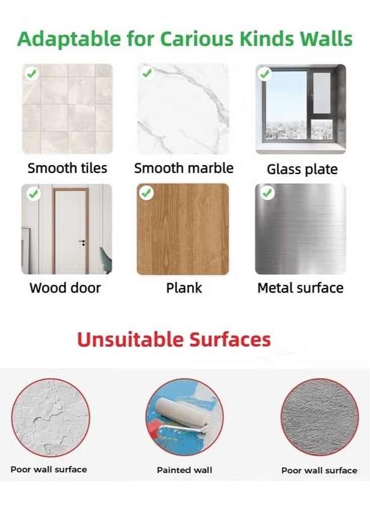 Round Double Sided Adhesive Tape Stickers Traceless 140 sticks - Image 4