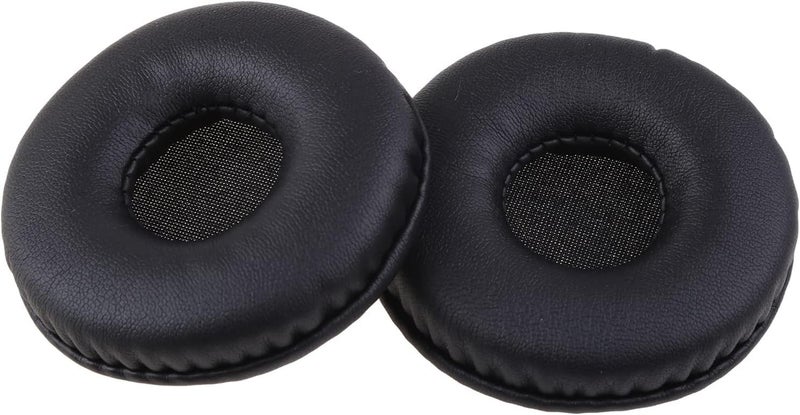 Heavy driver® Replacement Ear Cushions for Boat Rockerz 400, 430, 370, 900 and Sony WH-CH500/CH510/CH520 Headphones – 70mm Soft Leatherette Earpads with Memory Padding – Black - Image 2
