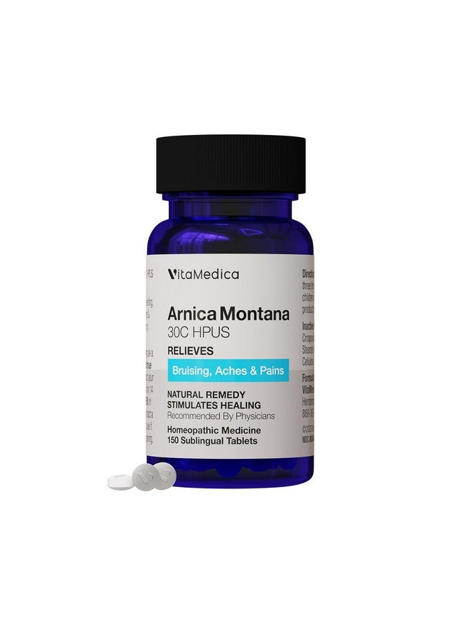 VitaMedica VitaMedica Arnica Montana 30C Rapid Dissolve Tablets for Natural Pain, Bruising, and Swelling Support - Homeopathic Medicine for Injury and Surgery Recovery - 150 Ct - 50 Servings - Image 1