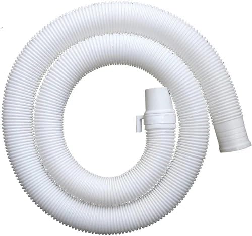 3 Meter Washing Machine Outlet Pipe Drain Plastic Extension Hose Suitable for Fully and SemiAutomatic Washing Machines White 300 cm  - Image 1