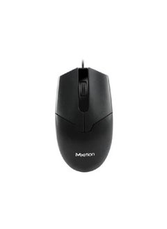 Meetion Meetion MT-M360 Wired Mouse 2+1 Buttons, Anti-skid Scroller - Black  - Image 1