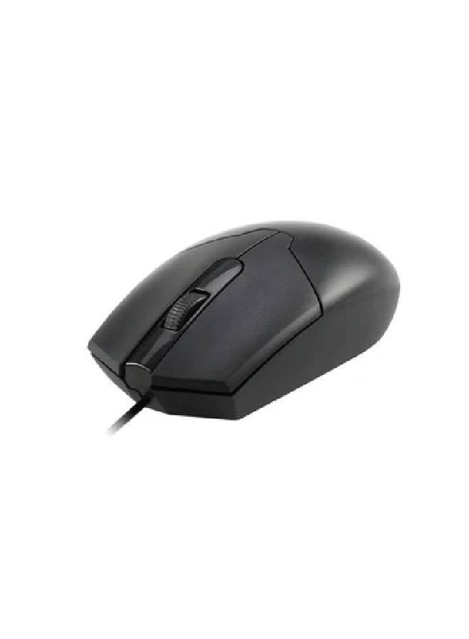 Meetion MT-M360 Wired Mouse 2+1 Buttons, Anti-skid Scroller - Black - Image 3