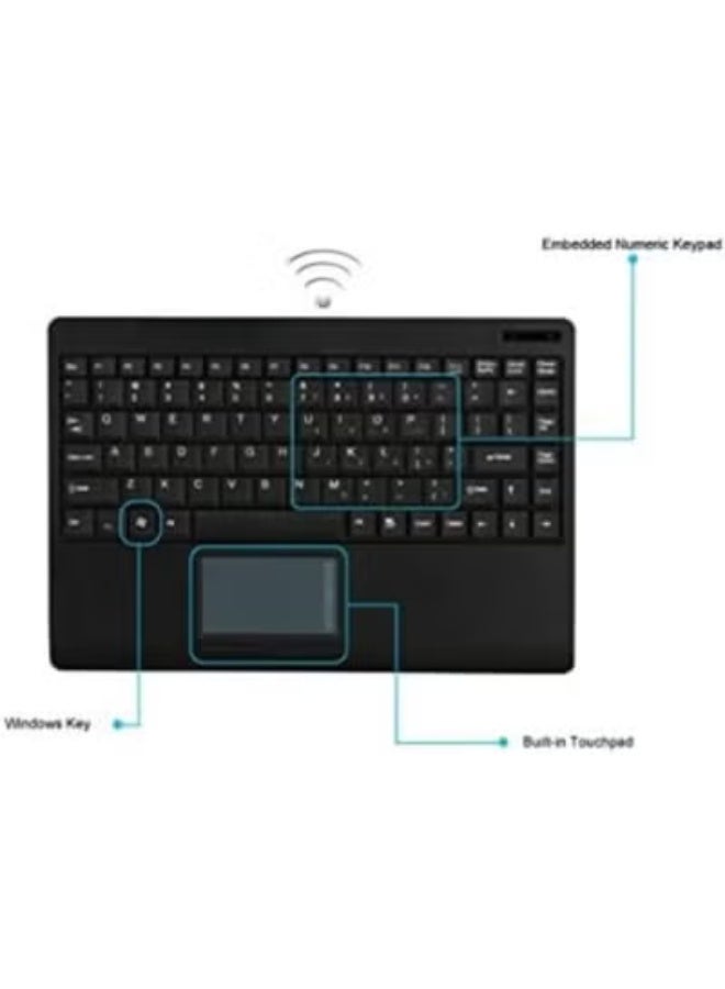 لوحة مفاتيح بلوتوث نحيفة ولاسلكية - تصميم أنيق ومحمول - عملية لجميع الأجهزة والـاستخدام اليومي - Image 3