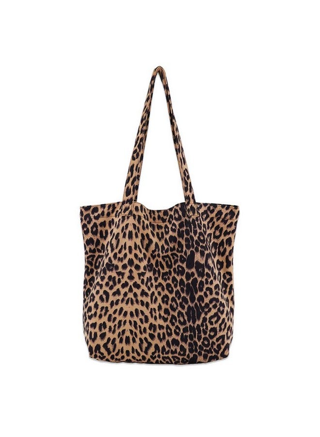 Valentoria Leopard Shoulder Bag Soft Large Tote Purse Handbag Travel Satchel For Women  - Image 1