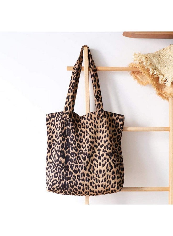 Valentoria Leopard Shoulder Bag Soft Large Tote Purse Handbag Travel Satchel For Women  - Image 2
