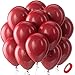 Bezente Burgundy Balloons Latex Party Balloons 100 Pack 12 inch Round Helium Dark Ruby Retro Wine Chestnut Red Maroon Balloons for Valentines Day Birthday Casino Themed Cherry Party Decorations - Image 2