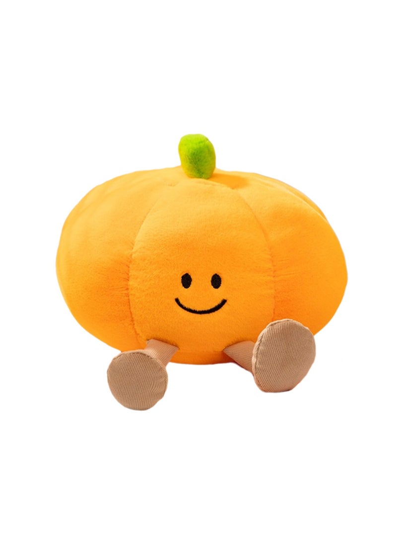 24cm Smiling Pumpkin Cartoon Plush Toy Cartoon Comfort Doll Doll Small Doll | Suitable As A Gift For Children Over 3 Years Old - Image 1