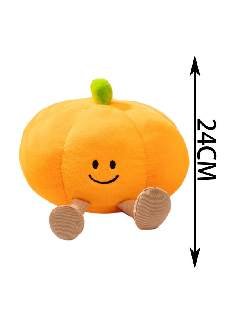 24cm Smiling Pumpkin Cartoon Plush Toy Cartoon Comfort Doll Doll Small Doll | Suitable As A Gift For Children Over 3 Years Old - Image 2