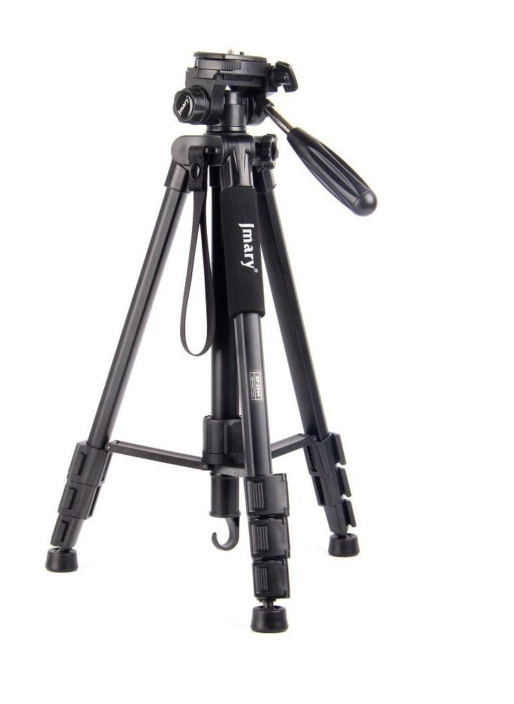 Jmary Jmary KP-2254 Professional Aluminum Tripod Monopod for All DSLR Cameras (Black)  - Image 2