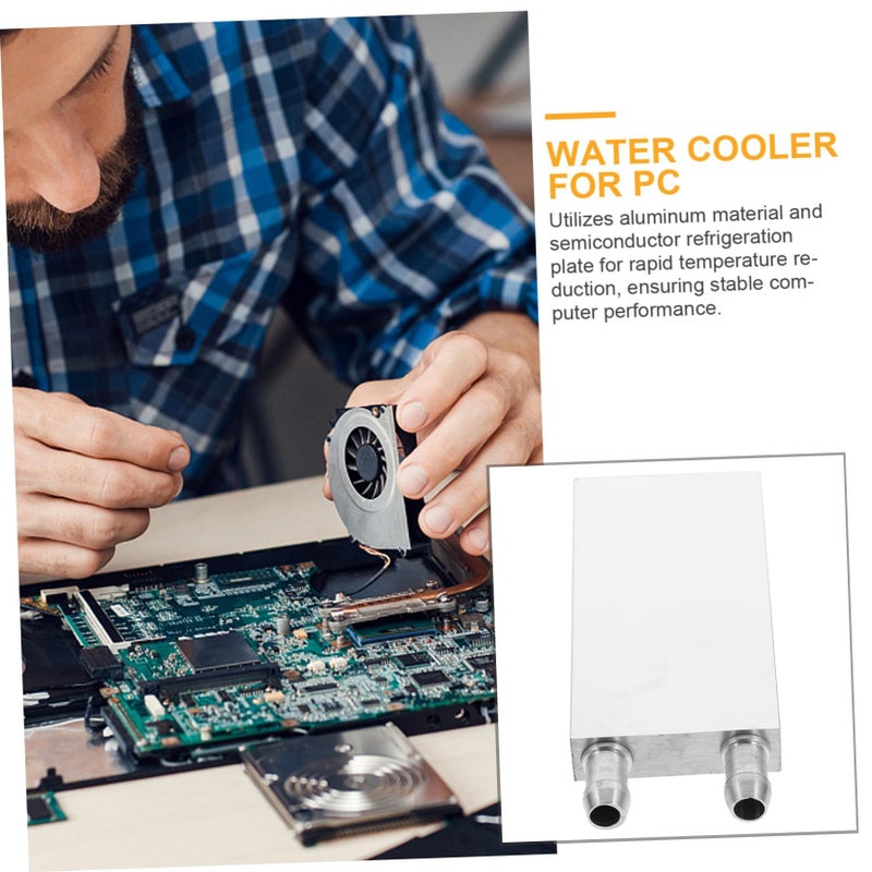 Aluminum Heatsink Water Cooling System CPU GPU Waterblock Radiator Cooler - Image 5