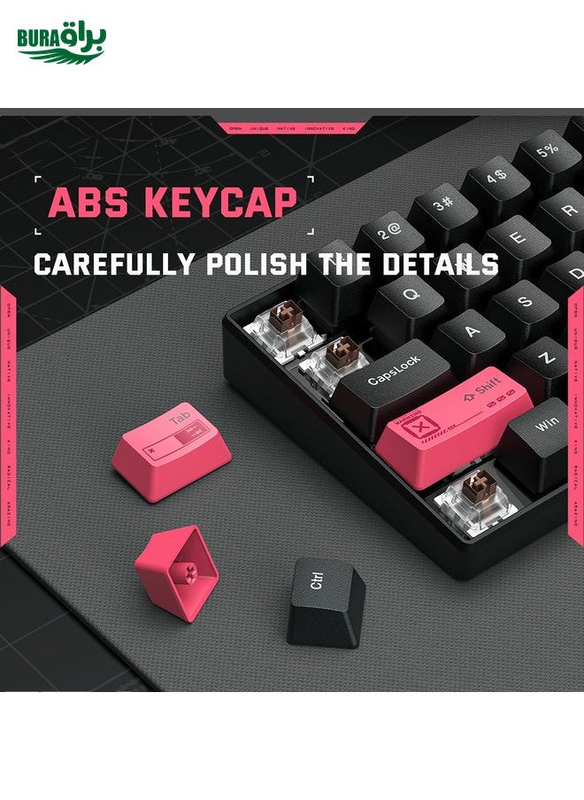 BURAQ - ONIKUMA G55 61 Keys RGB Colorful Lighting Wired Gaming Mechanical Keyboard(Black) - Image 1