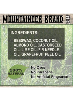 mountaineer brand Mountaineer Brand Heavy Duty Beard Balm For Men 100% Natural With No Parabens Or Dyes Leave In Styling And Conditioning Balm Shape Smooth Grooming Beard Kit Original Scent 2Oz  - Image 3