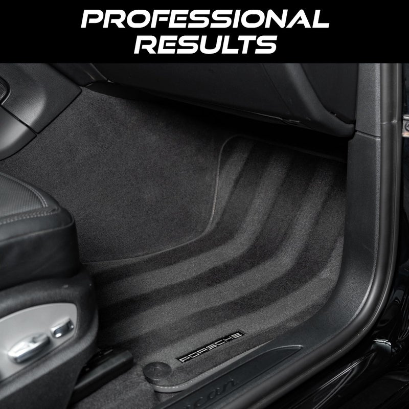 Viking فرشاة تنظيف السجاد وفرك الفراشات من فايكنغ للأرضيات، فرشاة تنظيف لداخل السيارة والمنزل، باللونين الأسود والأزرق، 8.3 بوصة × 2.5 بوصة - Image 5