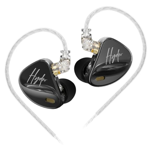 CCA Hydro in Ear Monitor Headphones with 4 Tuning Switches, 2DD 8BA Hybrid Driver Gaming Earbuds, HiFi Bass IEM Earphones for Musicians Singers Audio Engineers Audiophile Dj Drummers - Image 1