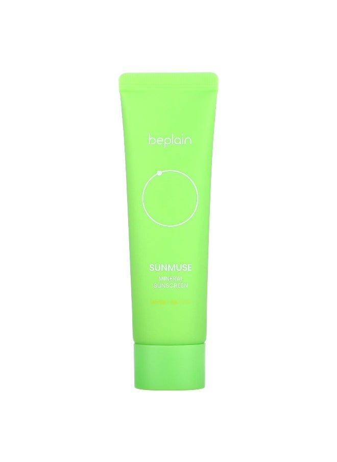 beplain Beplain, Sunmuse, Mineral Sunscreen, SPF 50+ PA++++, 1.69 fl oz (50 ml)  - Image 1