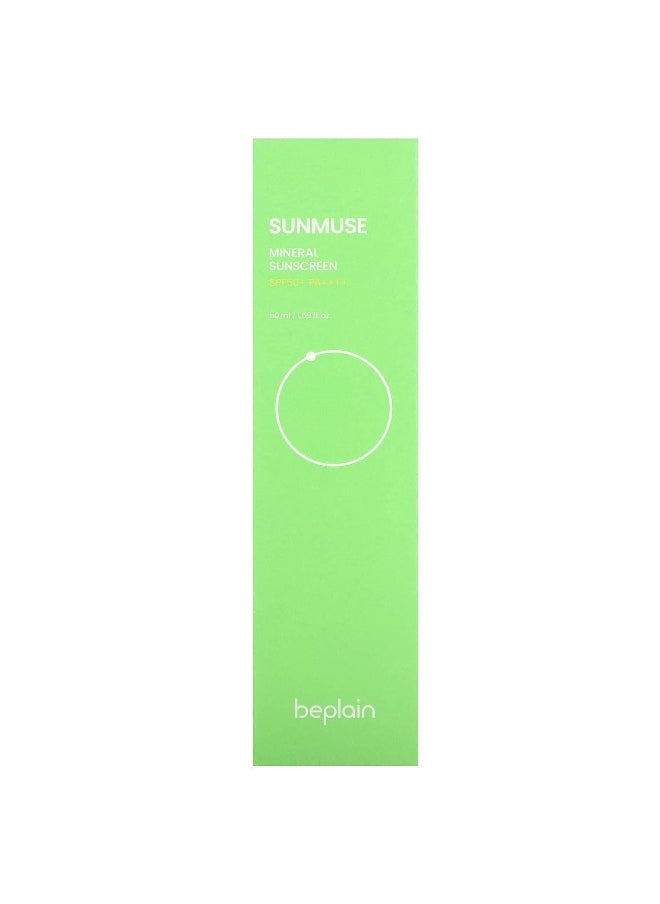 beplain Beplain, Sunmuse, Mineral Sunscreen, SPF 50+ PA++++, 1.69 fl oz (50 ml)  - Image 2