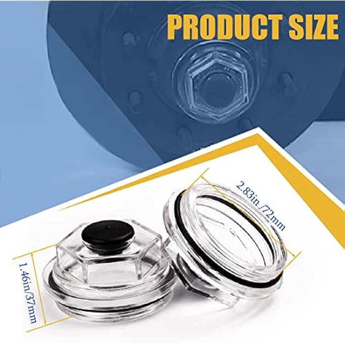 rayihni 4pack 78 Oil Bath Caps Trailer Axle for Dexter 2135 68k 8286 8285 8219 - Image 5