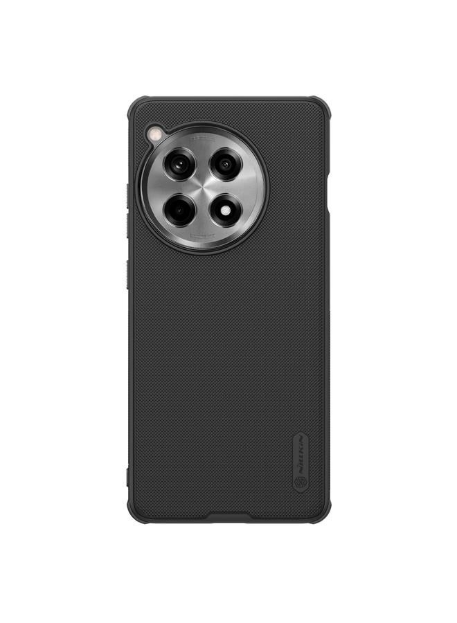 erorex For OnePlus Ace 3 / 12R NILLKIN Frosted Shield Pro PC + TPU Phone Case(Black) 