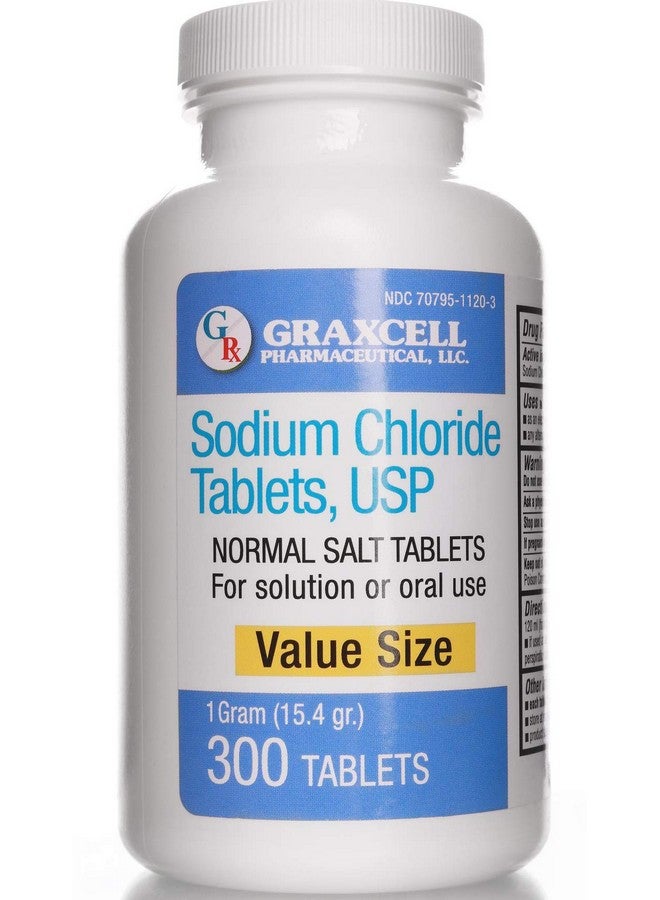 Graxcell Sodium Chloride Tablets 1 Gm ; 300 Count ; Normal Salt Tablets ; (15.4Gr.) - Image 2