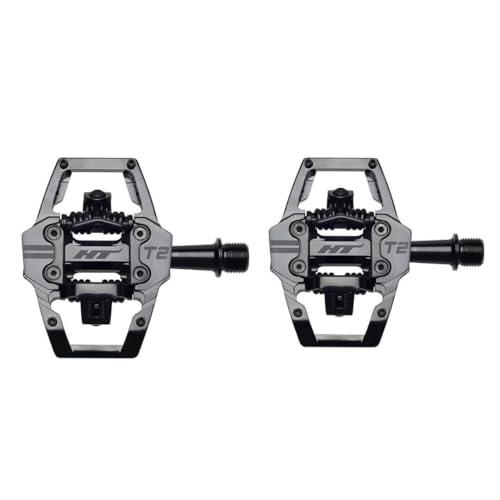 Ht Components T2 Clipless Pedals Stealth Black, One Size - Image 1
