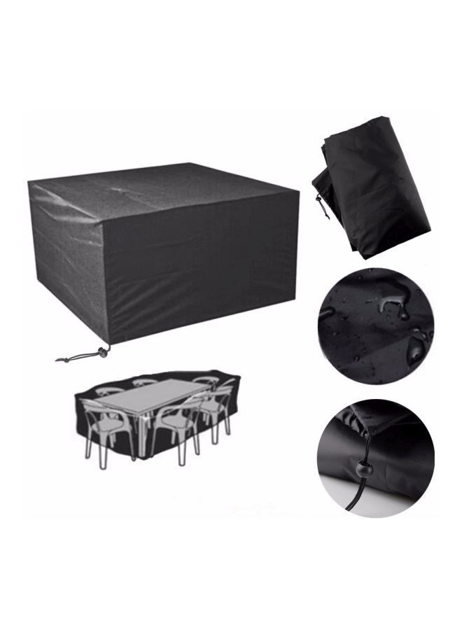 NIBEMINENT Outdoor Patio Garden Furniture Cover Black - Image 2