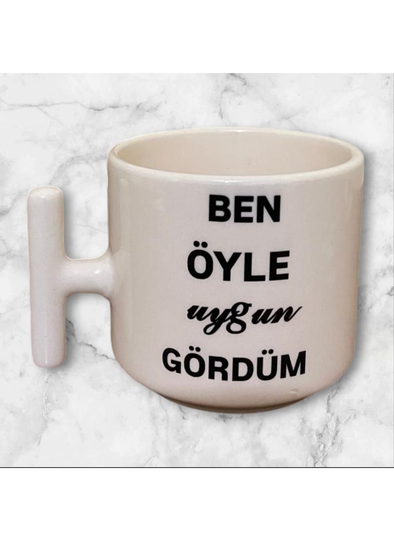 Game Fruy I Saw It Appropriate Double Sided Written T Mug  - Image 1