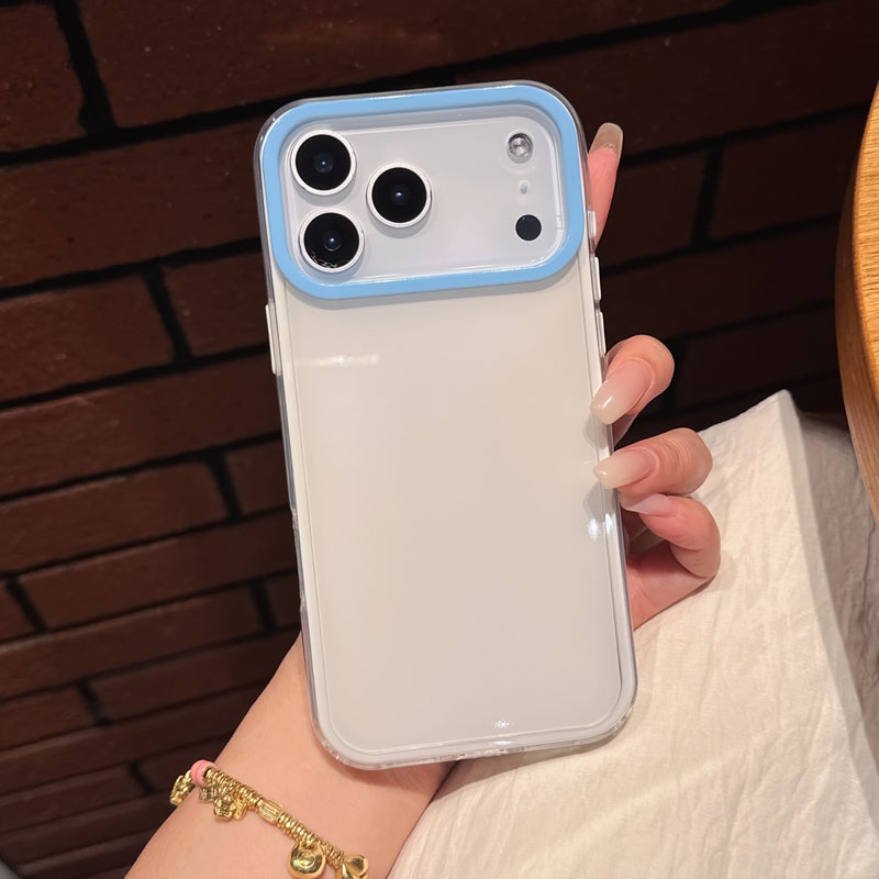 Yellow Jelly 3 in 1 Phone Case for iPhone 14 13 15 16 17 Pro Max Simple Unisex Protective Cover - Image 4