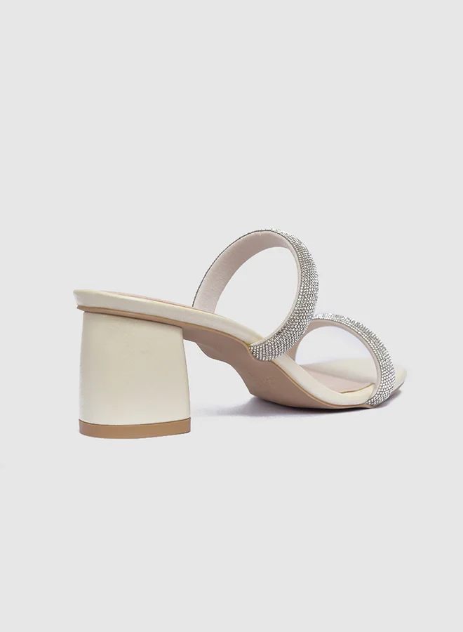 Vincci Multi Strap Mid Heel Sandals