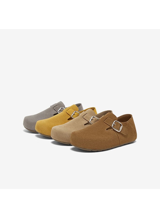 Basto 25 Autumn Birkenstock Style Fashion Retro Commuter Casual Women's Flats D3532cm5 Beige Size 35 - Image 3