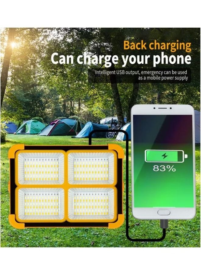 Generic 5-Positions Multifunctional Outdoor Solar Lamp With USB Charging and Torch IP66 Waterproof 1000W  - Image 3