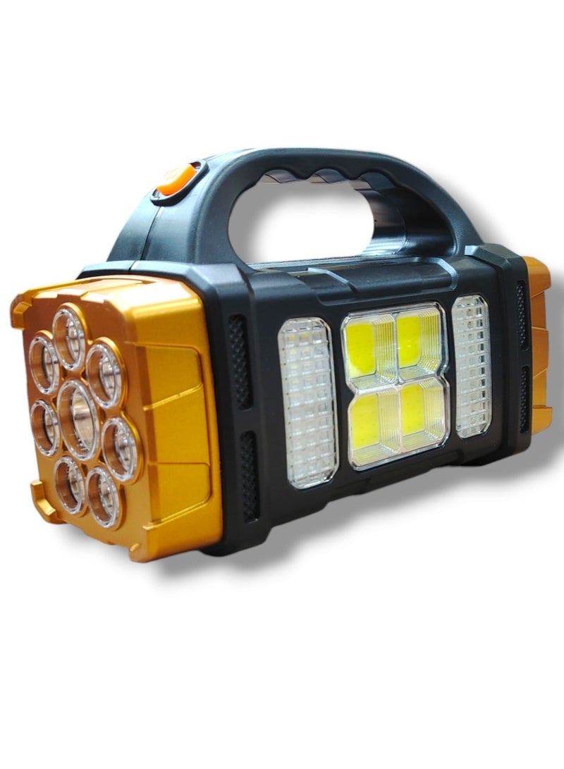 كشاف LED بالطاقة الشمسية/قابل لإعادة الشحن للتخييم - Image 3