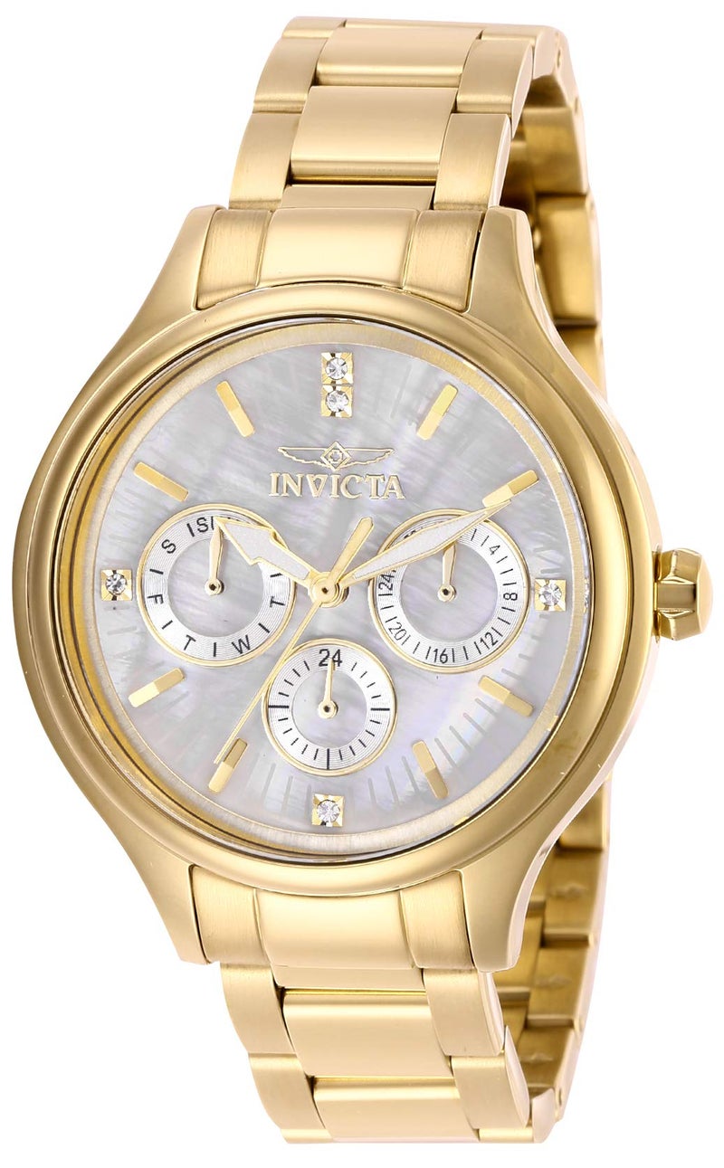 Invicta Women's Angel Quartz Watch, Gold, 28654 - Image 5