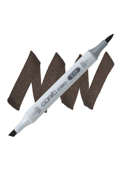 Copic Ciao Marker - Dark Bark (E49)