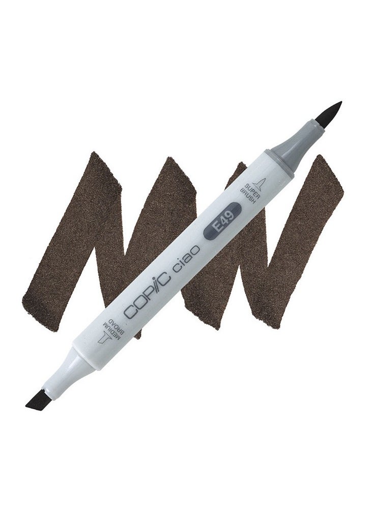 Copic Ciao Marker - Dark Bark (E49)