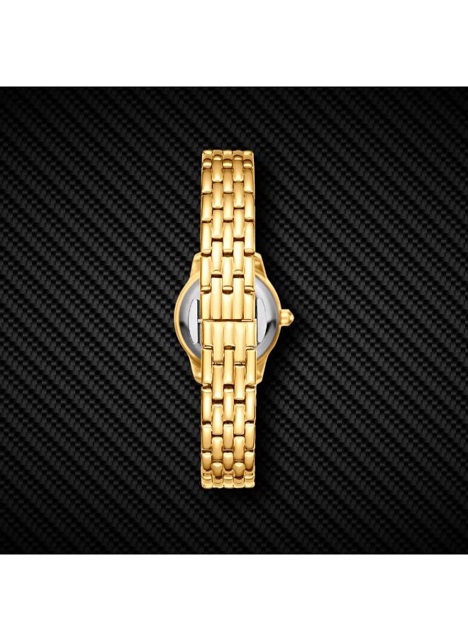 KENNETH SCOTT Women's Analog Display Watch With Gold Stainless Steel Strap - K25511-GBGW  - Image 5