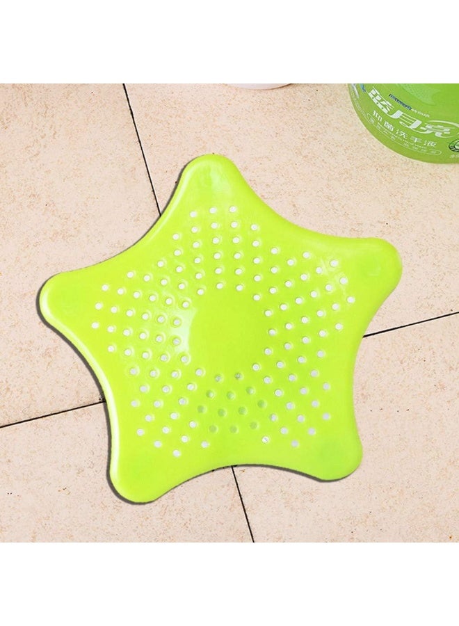 Pack of 2 Star Bathroom Drain Hair Catcher Bath Stopper Plug Sink Strainer Filter Shower, Drain Protector  - Image 1