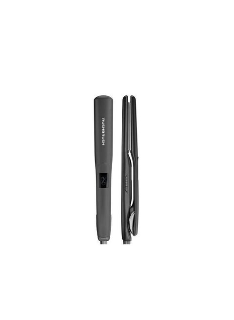 Rush Brush X2 Max Straightener,Titanium Plates, MCH Heater For Fast Heat Up, , 250°C, LED Display, Automatic Shut-Off, 360° Swivel Cord (2.5m), 18 Heat Level - RB-X2Max-Black
