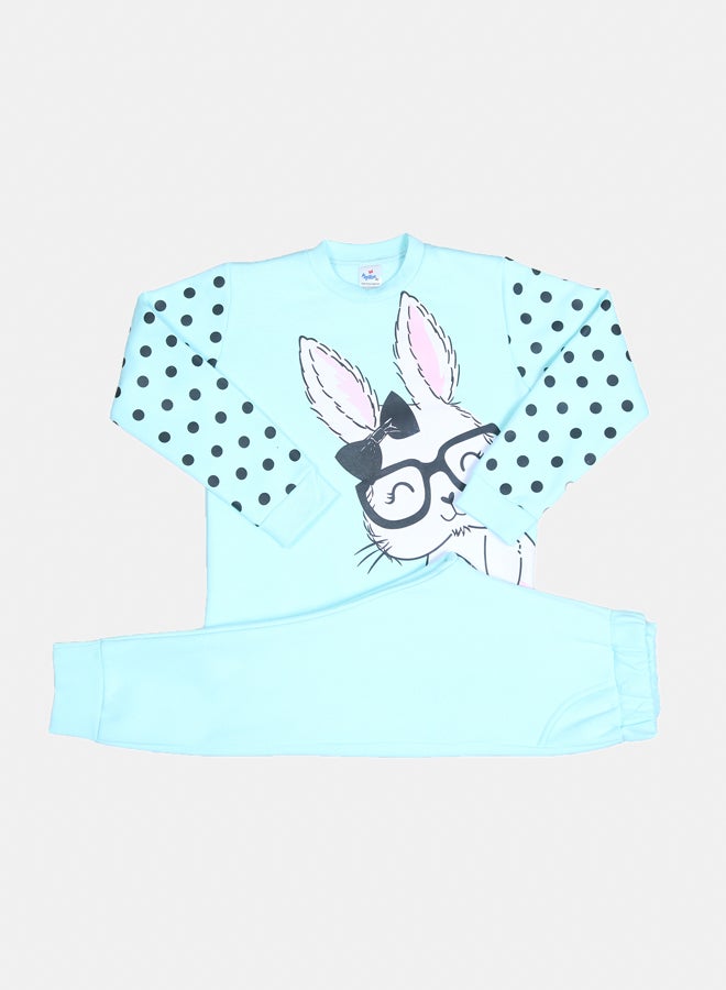 Papillon Girls' pajamas, two pieces, sweatshirt + pants